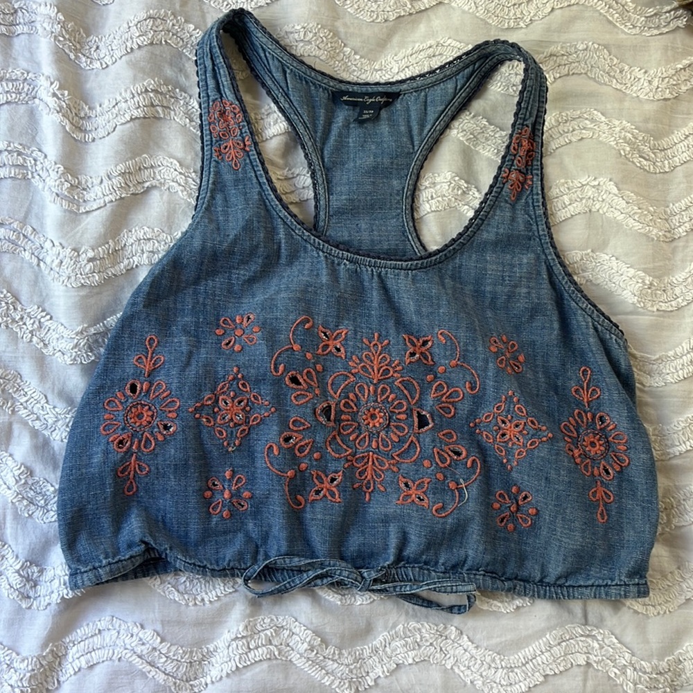 Jean color type shirt